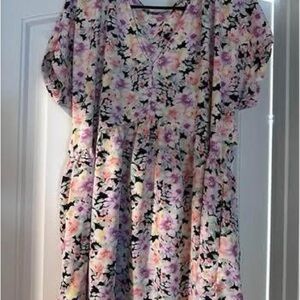 Jules & James Floral Pink and Purple women  Dress